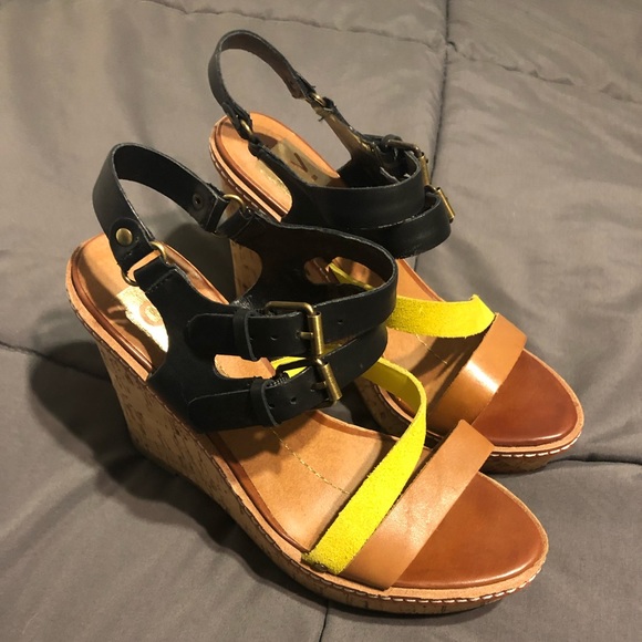 DV black brown wedges SALE - Picture 1 of 6